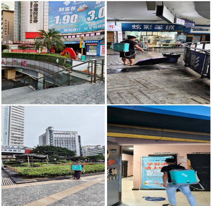 万高国际商都：全面消杀护平安，安心经营享无忧